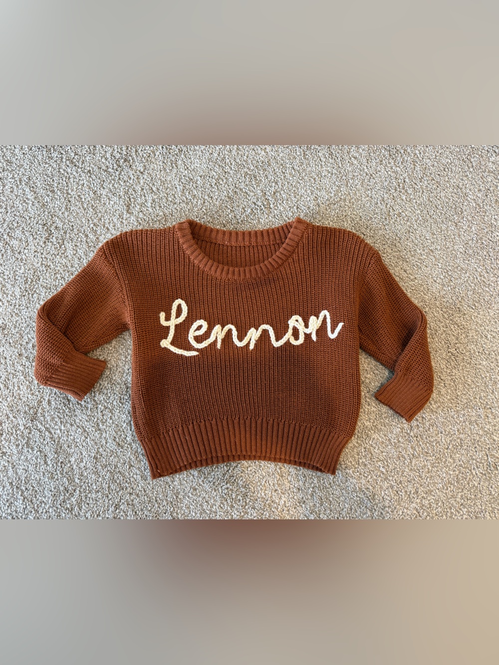 Handmade Knit Lennon Sweater 12M-3T